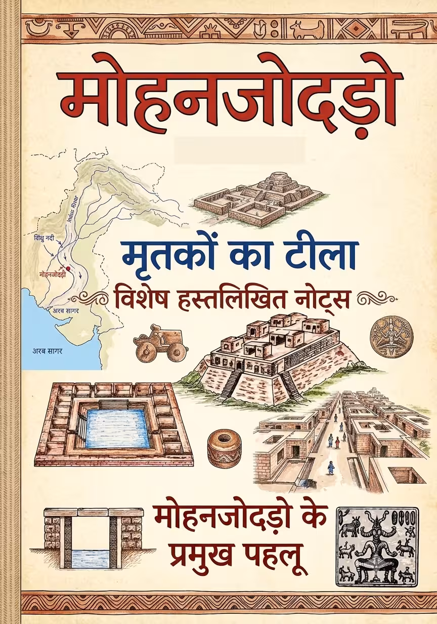Mohenjo-daro Handwritten Notes PDF in Hindi